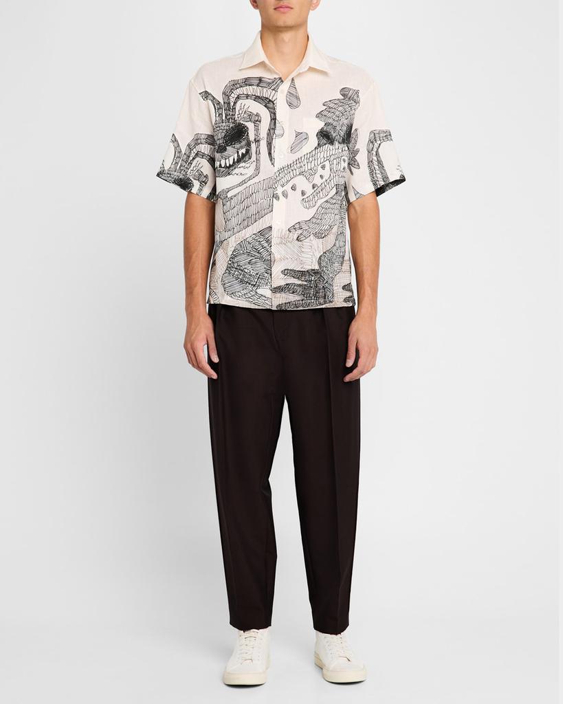 DOMREBEL Men's Hao Button-Down Shirt