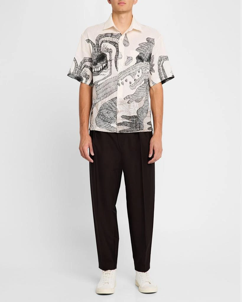 DOMREBEL Men's Hao Button-Down Shirt 2