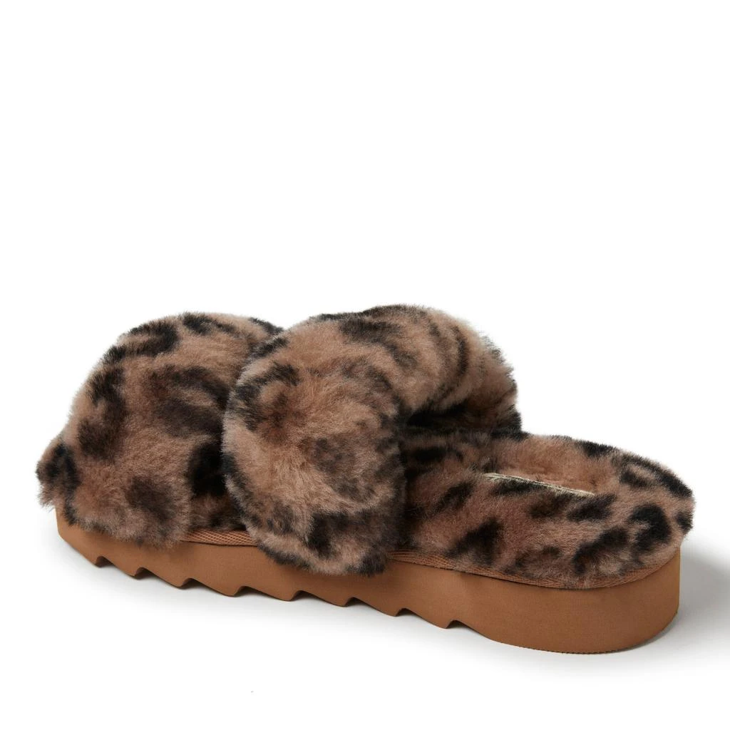 Dear Foams Women's Benalla All Over Shearling Double Band Slide 3