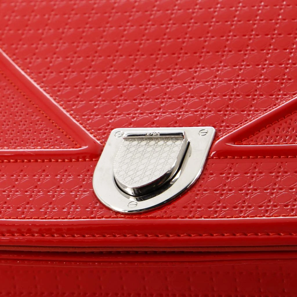 Dior Diorama Flap Bag Cannage Embossed Patent Medium 5