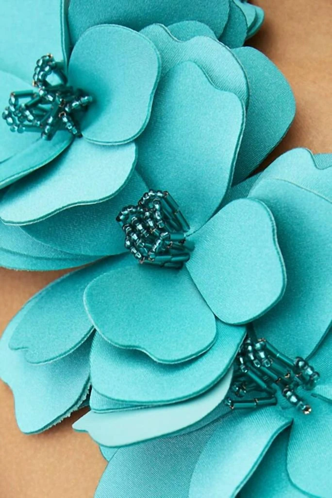 PatBO Patbo - Flower Applique Bikini Top 6