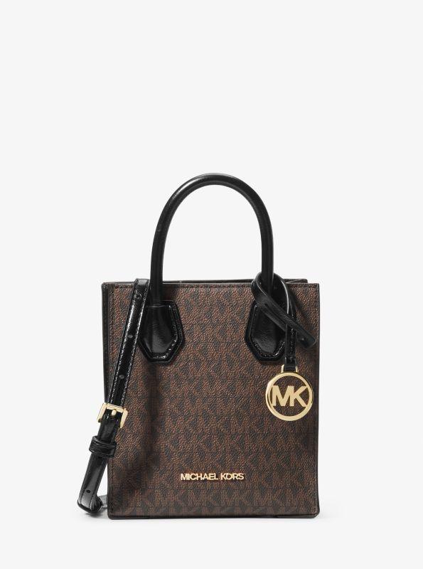 michael_kors Mercer Extra-Small Signature Logo Crossbody Bag