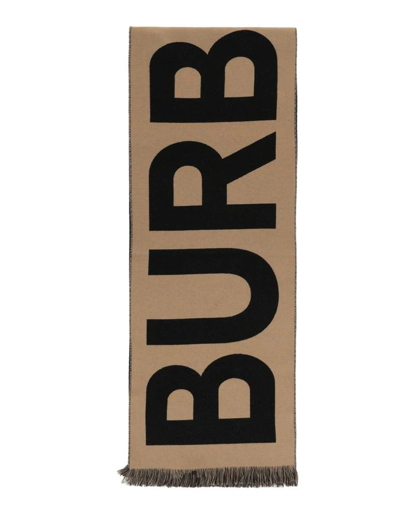 Burberry Logo Wool Scarf 1