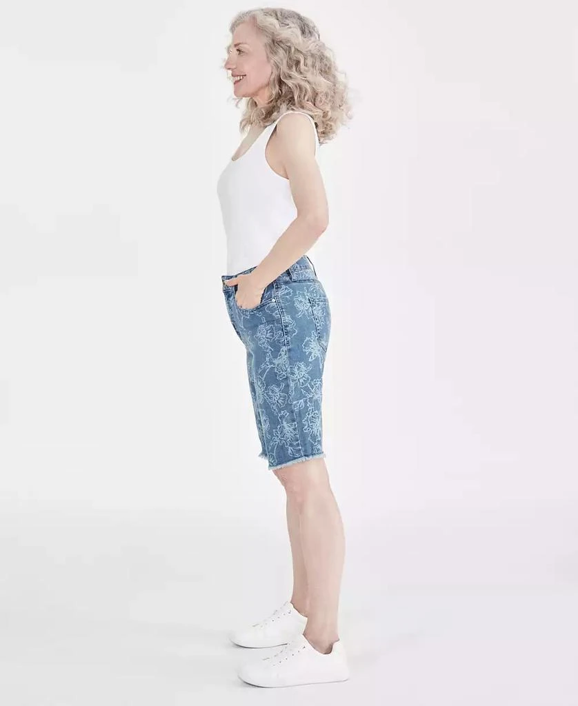 Style & Co Women's Printed Mid-Rise Bermuda Shorts, Created for Macy's 2