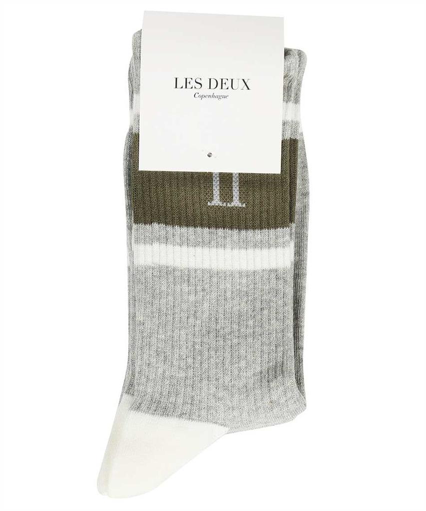LES DEUX WILLIAM LOGO COTTON BLEND SOCKS