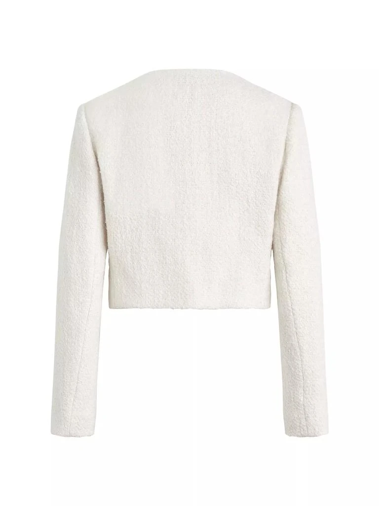 Favorite Daughter Emily Boucle Cropped Button-Front Jacket 3
