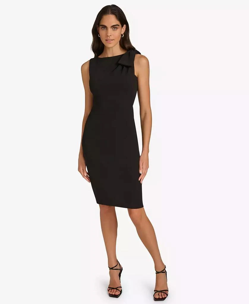 macy's black calvin klein dress Orange dress for Barbie doll fall dress – The Doll Tailor main image 0