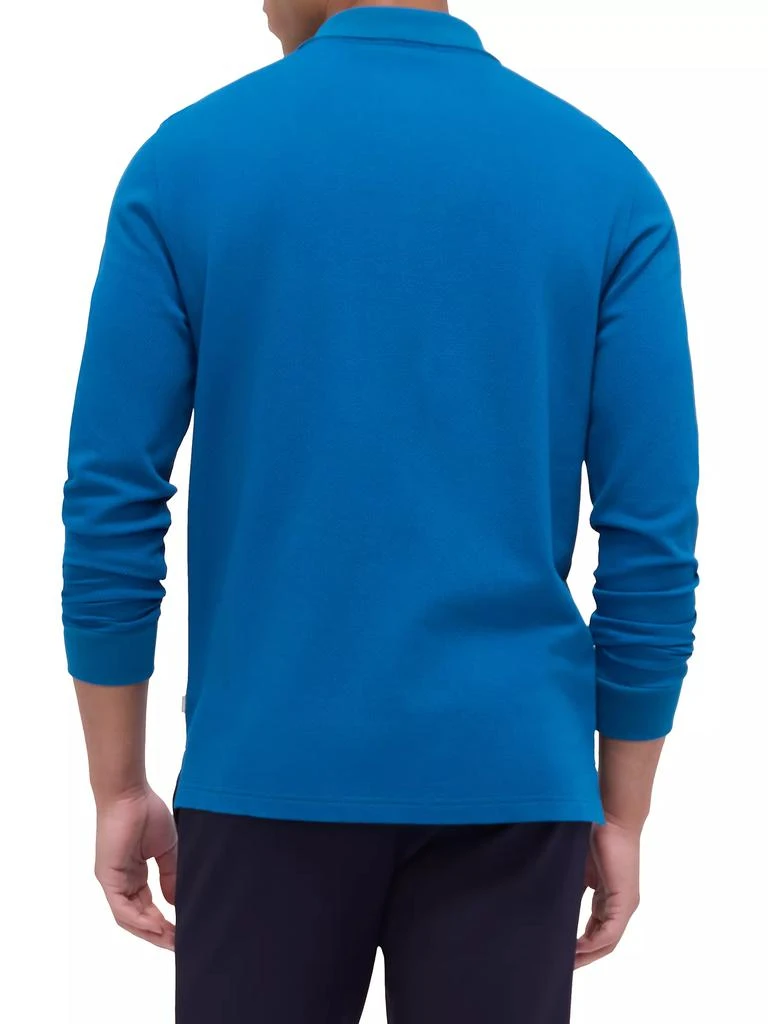 BUGATCHI Stretch Cotton Three-Button Polo Shirt 5