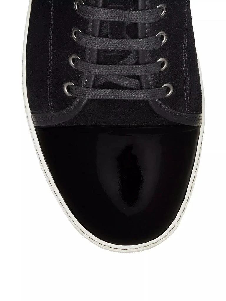 Lanvin DBB1 Suede and Patent Leather Sneakers 5