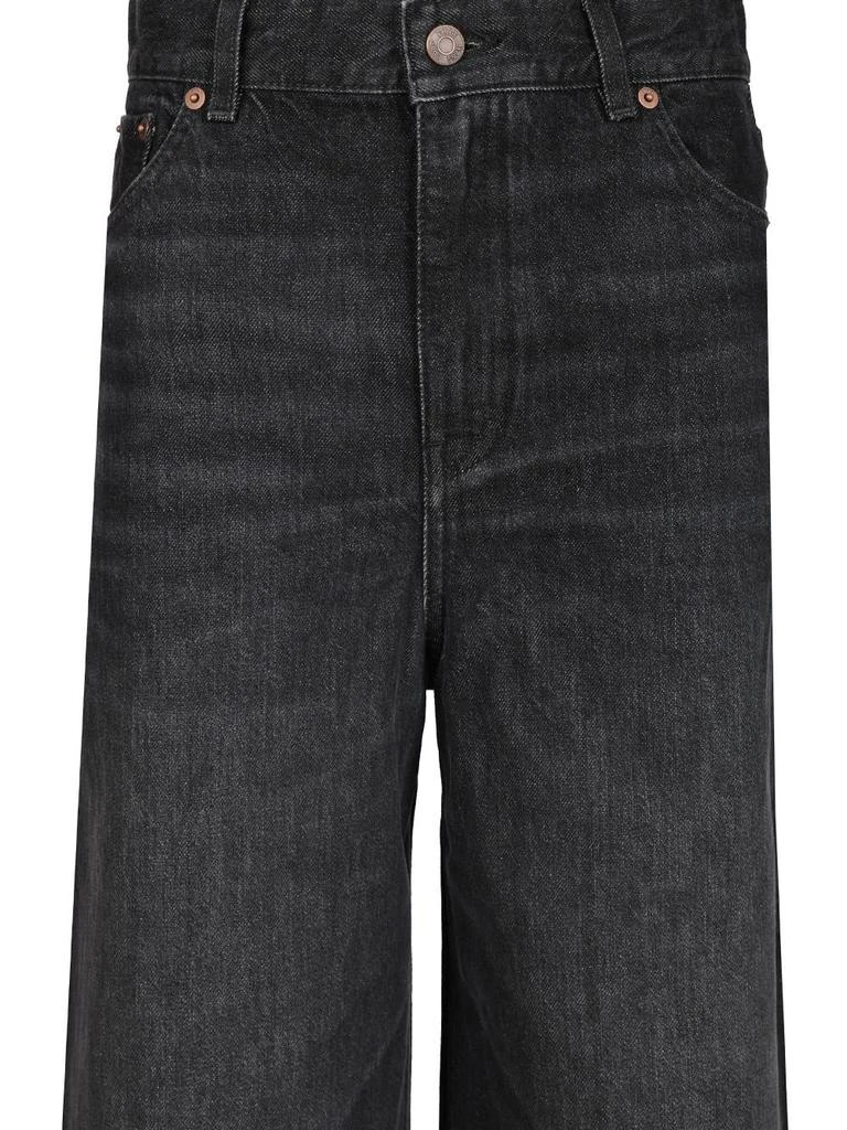 Chloé Chloé Logo Patch Wide-Leg Jeans 4