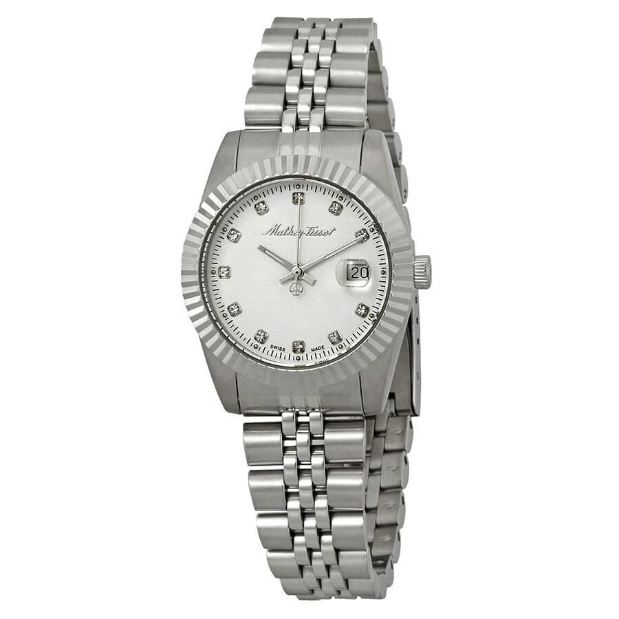Mathey-Tissot Mathey III Quartz Crystal Silver Dial Ladies Watch D810AI