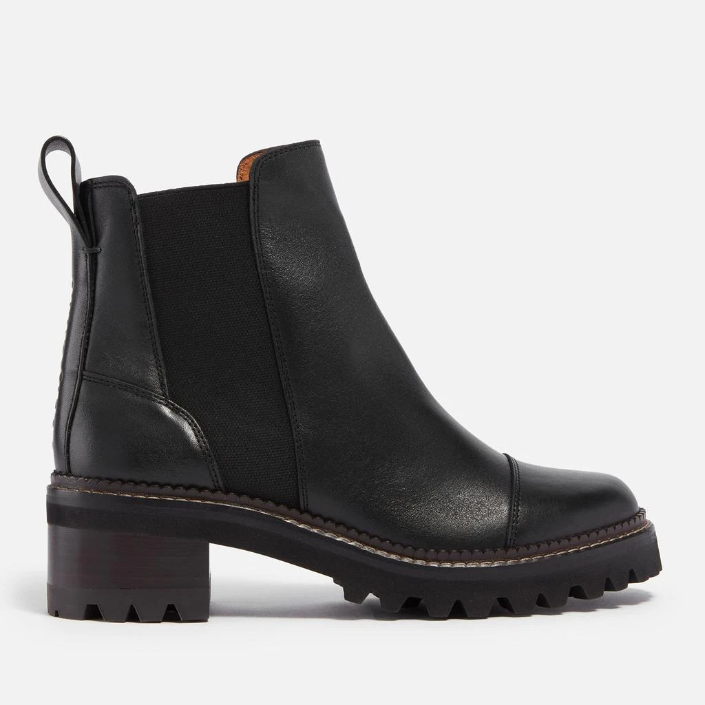See by Chloé See by Chloé Mallory Leather Chelsea Boots 1
