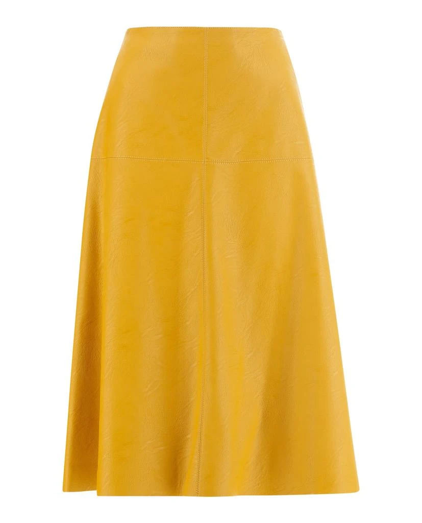 Stella McCartney Faux Leather Midi Skirt 1