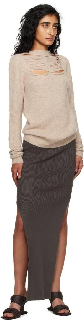 Rick Owens Gray Concordians LS Sweater 4