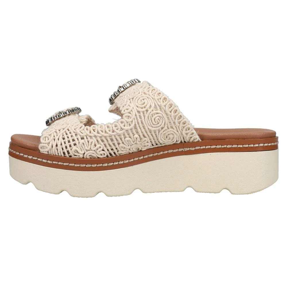 Chinese Laundry Sonder Macrame Platform Slide Sandals 3