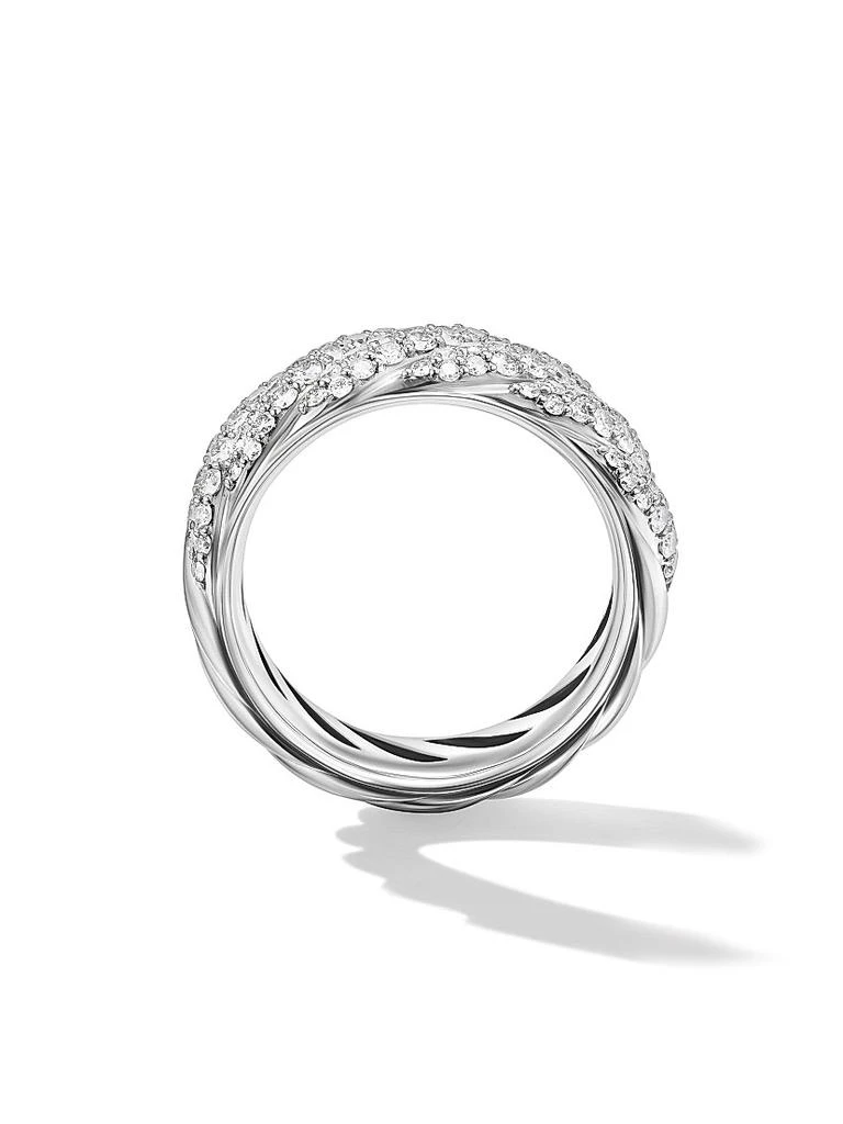 David Yurman Sculpted Cable Band Ring in Sterling Silver 2