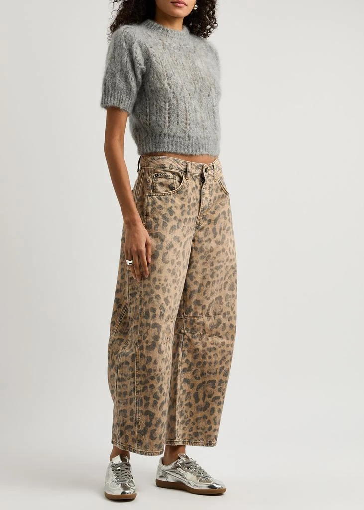 Citizens of Humanity Odette pointelle-knit mohair-blend jumper 4