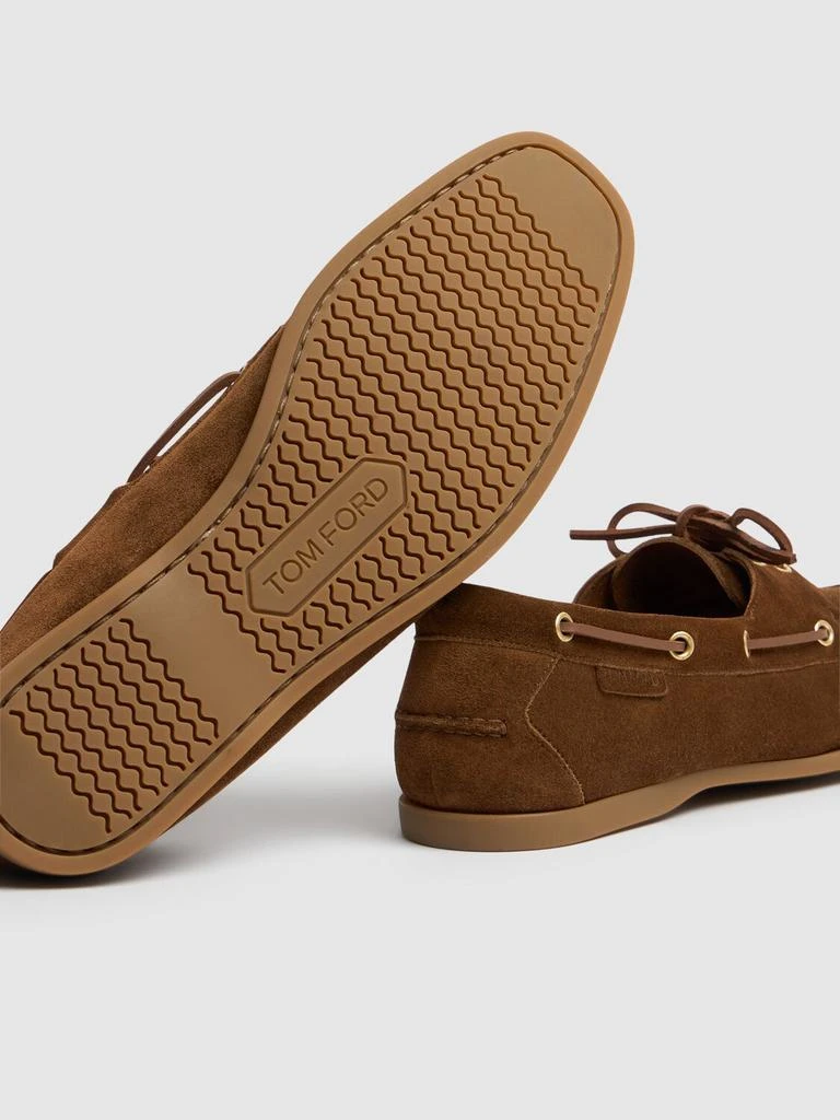 Tom Ford Robin Suede Boat Shoes 3
