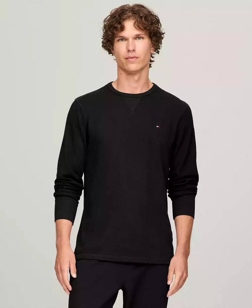 Long Sleeve Tommy Hilfiger Sleep Shirt Tommy Hilfiger Men's Waffle