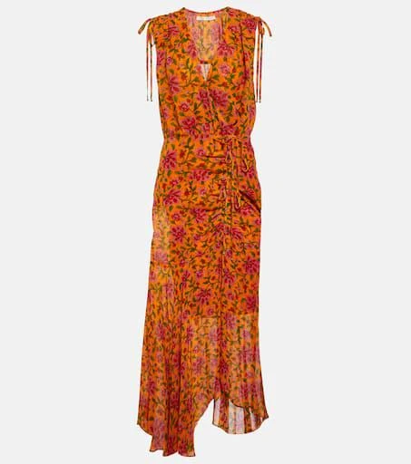 VERONICA BEARD Dovima silk midi dress 1