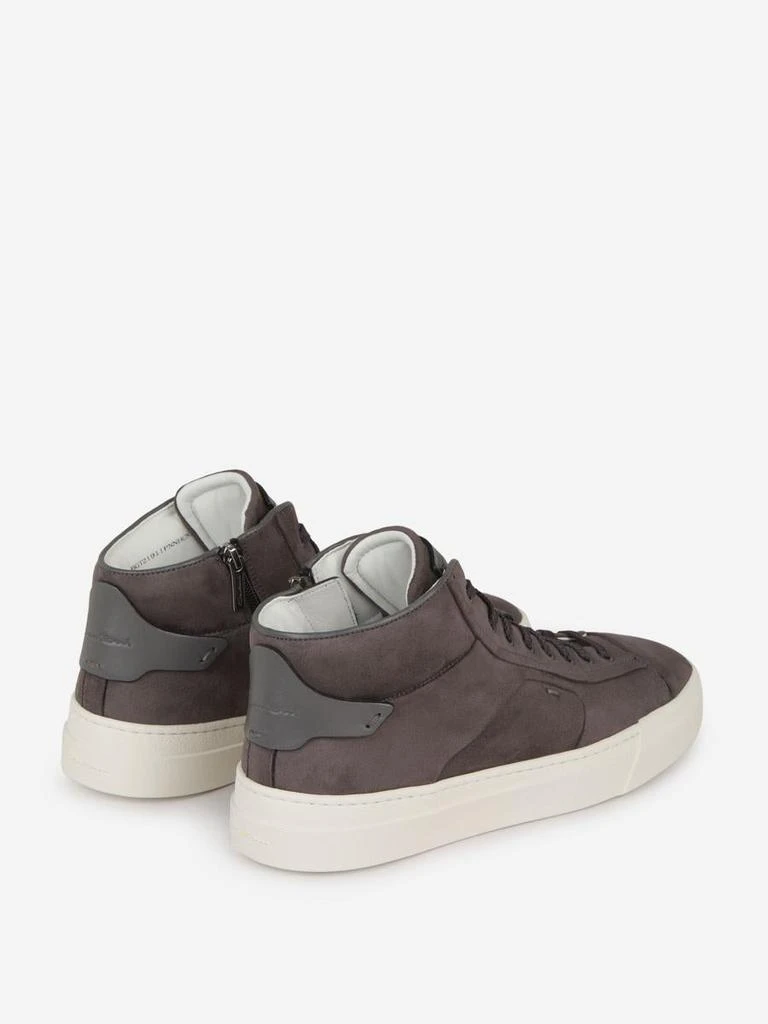 Santoni Santoni Leather Paneled Sneakers 3