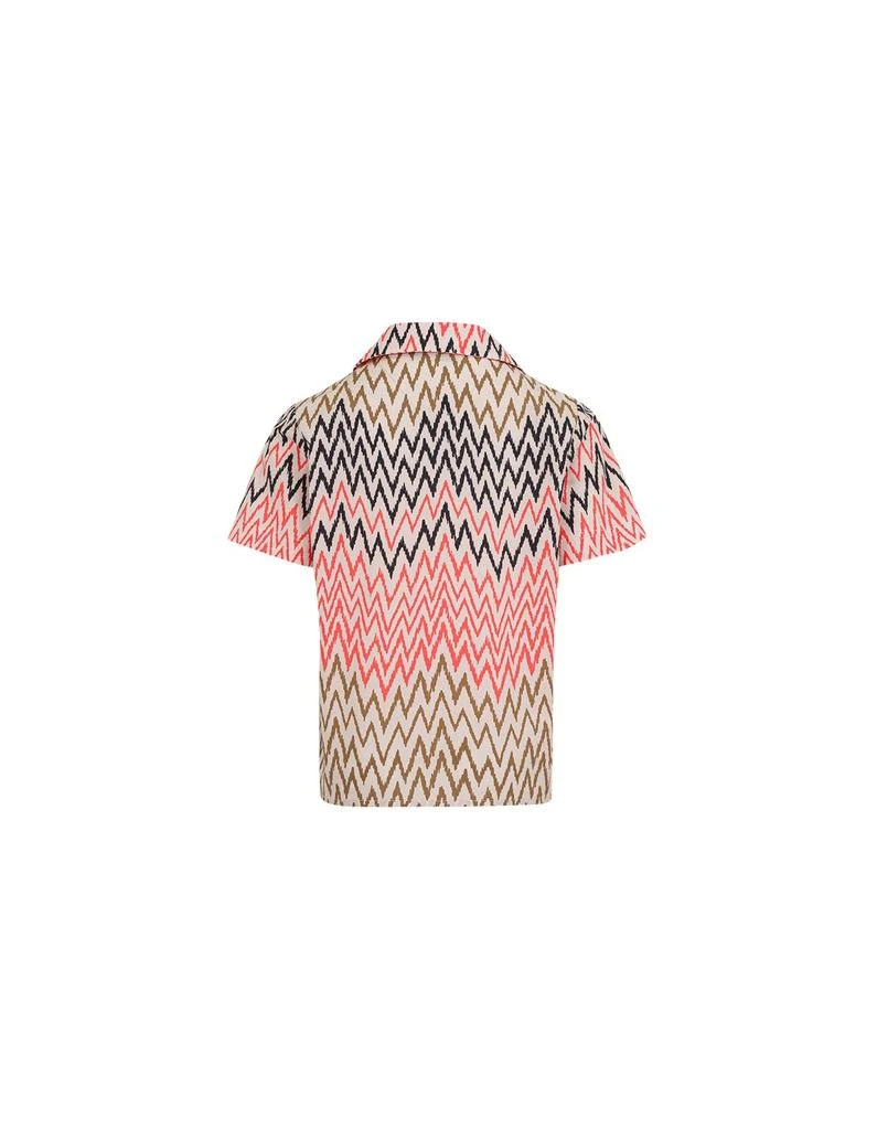 Missoni Missoni Kids Logo-Embroidered Zigzag Shirt 2