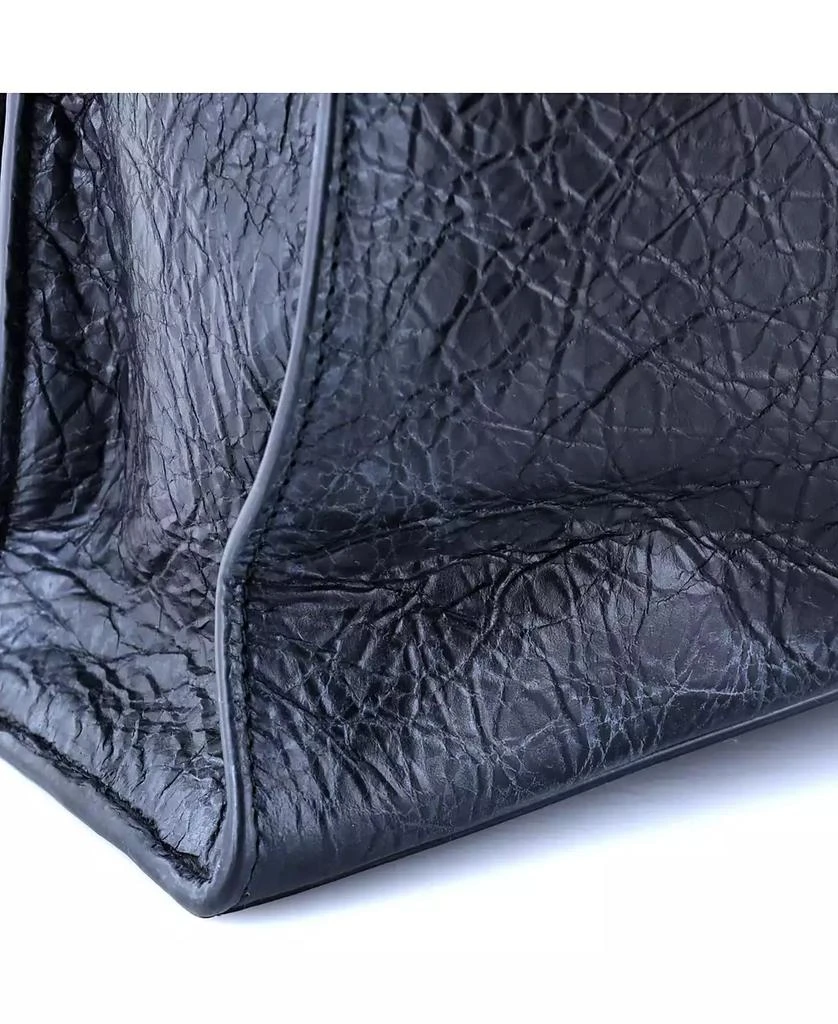 Pre-Owned Balenciaga Medium Crush Charm Chain Flap Bag Leather 8