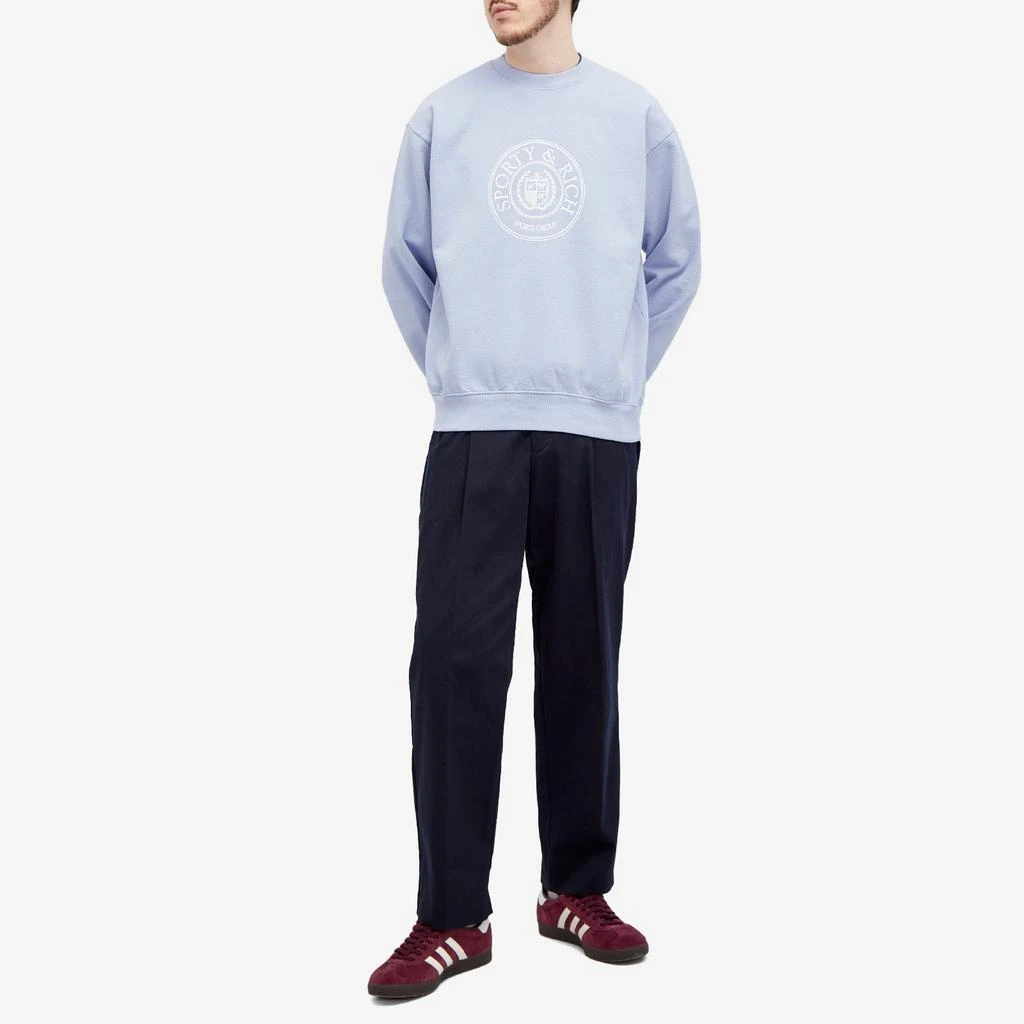 Sporty & Rich Sporty & Rich Conneticut Crest Crew Sweat 4