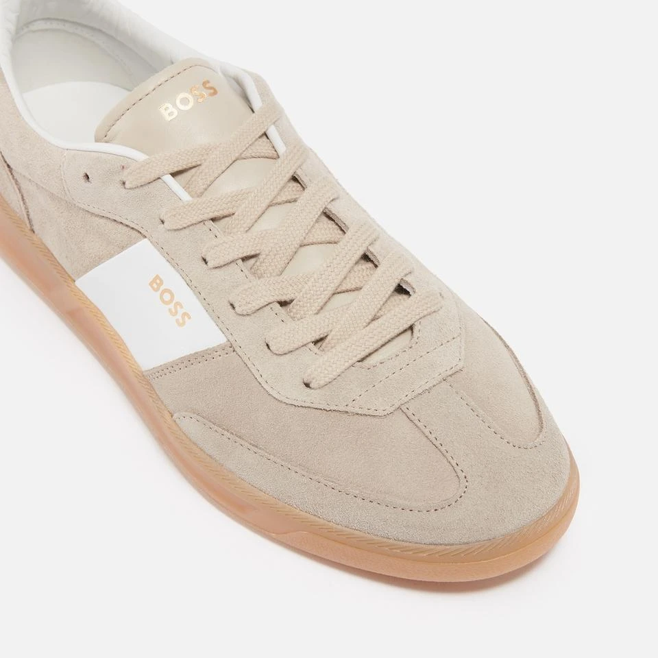 Hugo Boss BOSS MEN'S BRANDON SUEDE TENNIS TRAINERS 4
