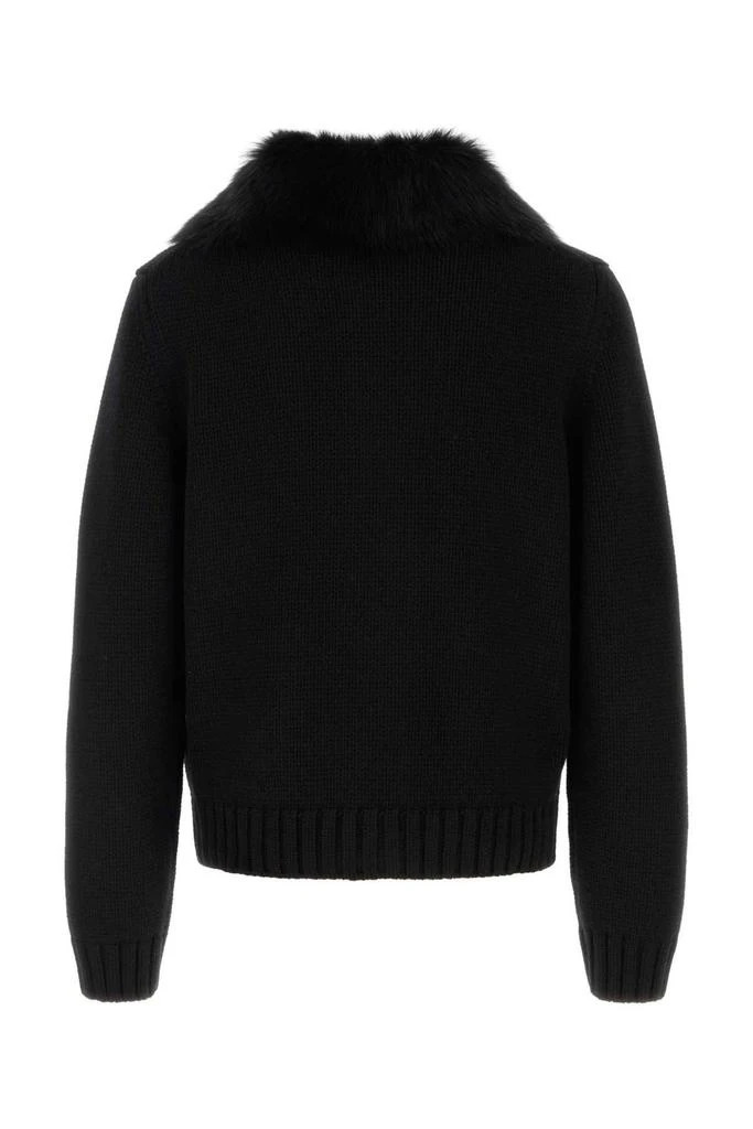 Dolce 
Gabbana Dolce 
Gabbana Fur Collar Buttoned Jacket 2