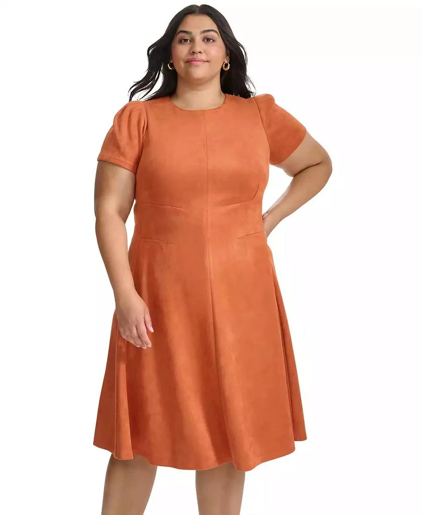 calvin klein flutter sleeve a line dress Petal & Pup Women's Nova Flutter Sleeve Midi Dress