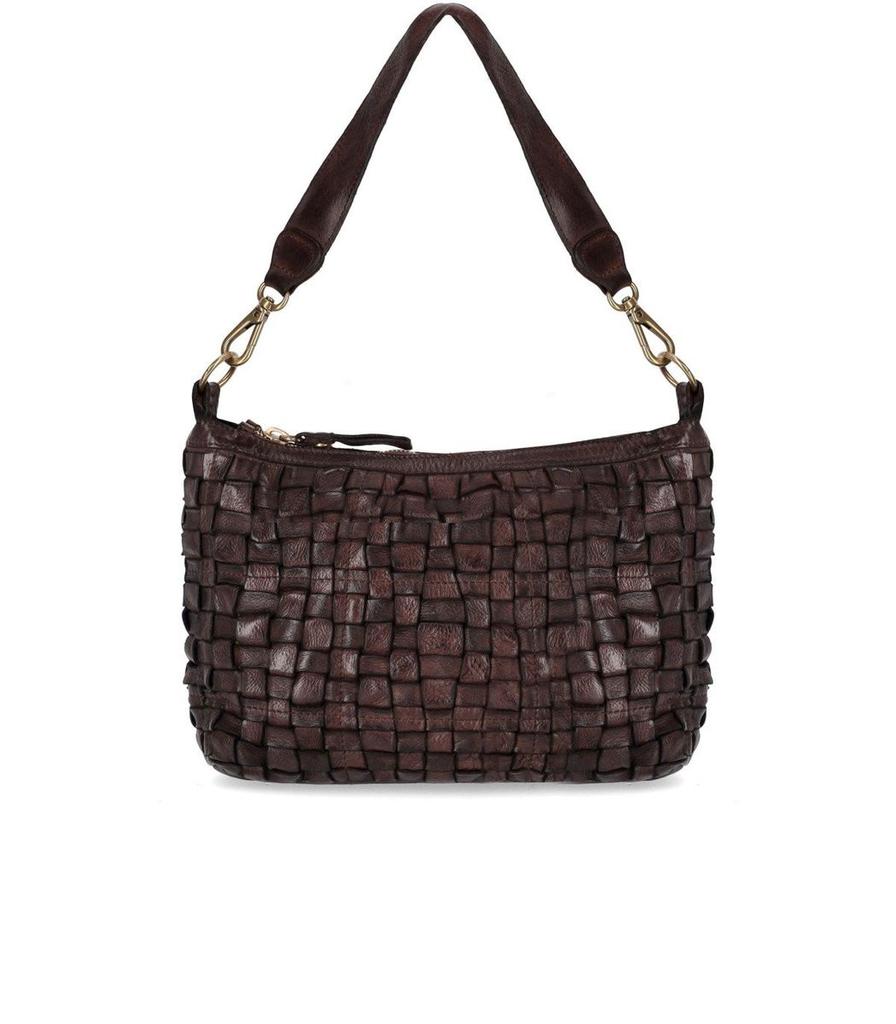 CAMPOMAGGI Campomaggi Dark Brown Woven Shoulderbag