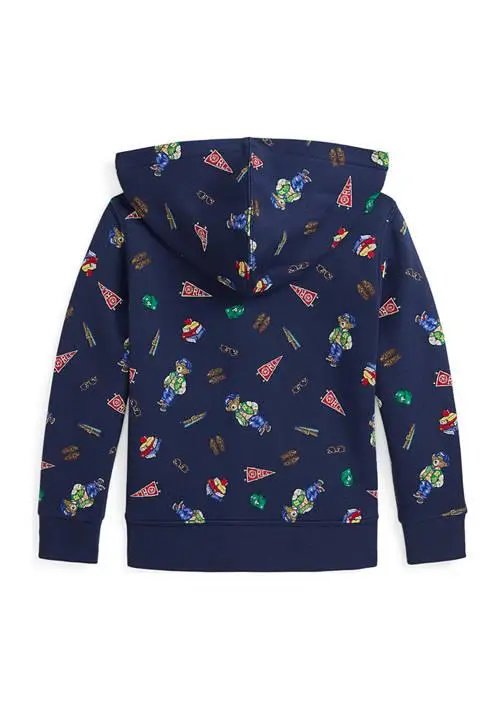 Ralph Lauren Lauren Childrenswear Boys 2 7 Polo Bear Fleece Full Zip Hoodie 2