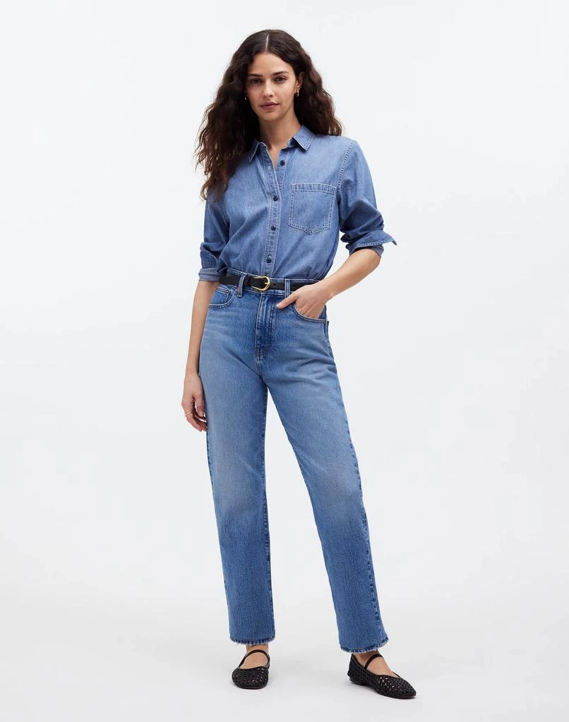 Madewell The '90s Straight Crop Jean 1