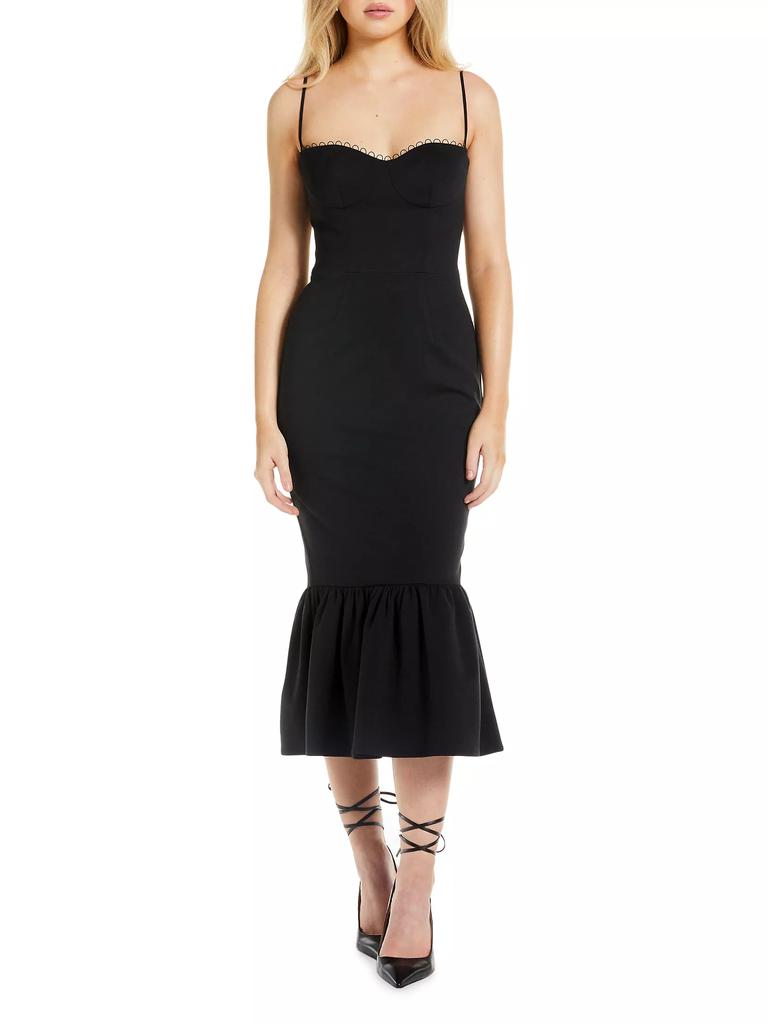 Katie May Soraya Peplum Midi-Dress