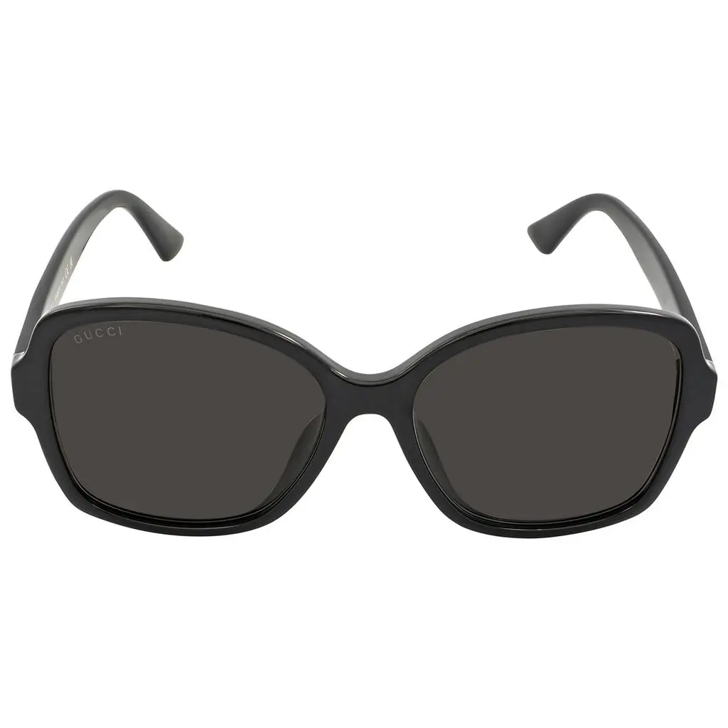 Gucci Grey Square Ladies Sunglasses GG0765SA 002 57