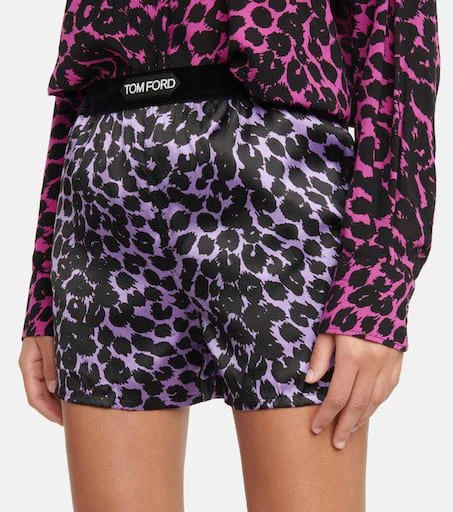 Tom Ford Leopard-print shorts 4