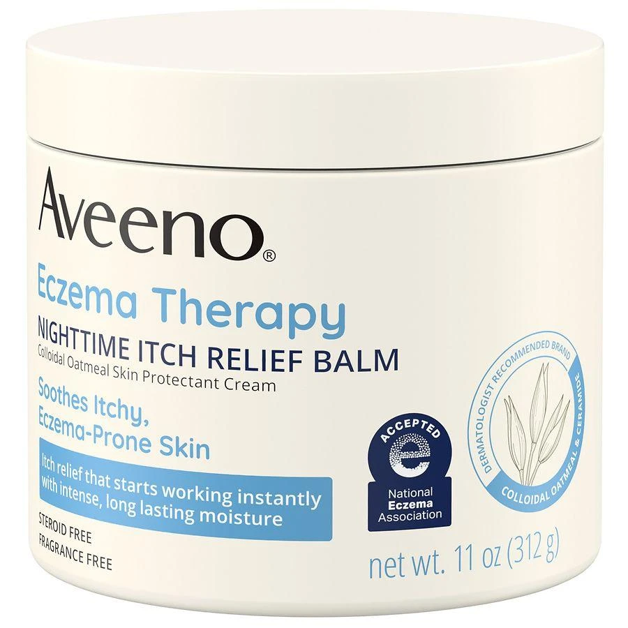 Aveeno Eczema Therapy Nighttime Itch Relief Balm Fragrance-Free 8