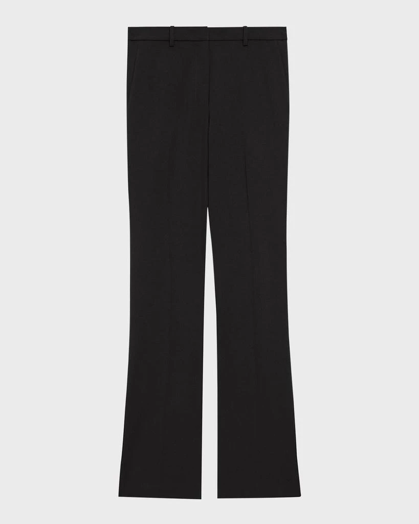 Theory Traceable Wool Slim Straight-Leg Trousers 1