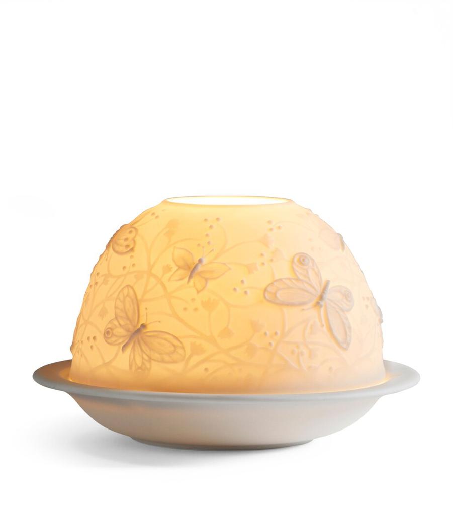 Bernardaud Butterflies LED Votivelight Lithophane