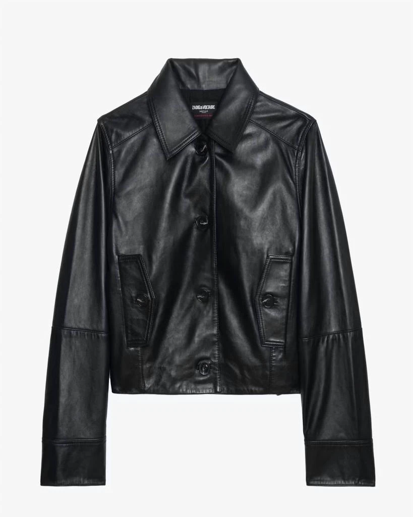 ZADIG
VOLTAIRE Zadig
Voltaire - Liston Cropped Leather Jacket 6