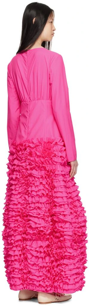 Molly Goddard Pink Phillis Maxi Dress 3