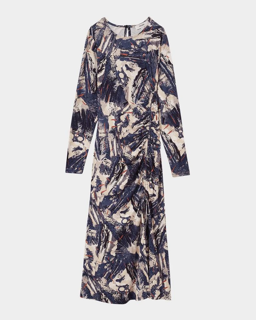 REISS Riyo Abstract-Print Midi Dress 1
