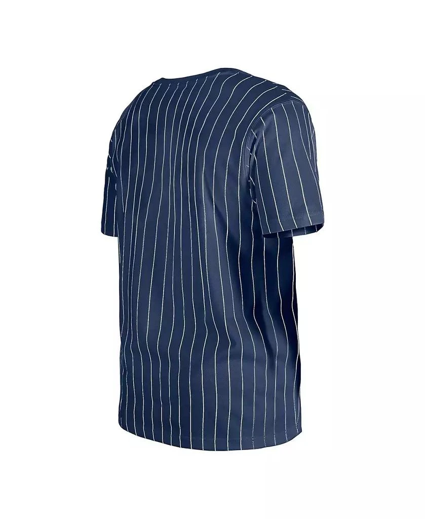 New Era Men's Navy New York Yankees Throwback Pinstripe T-Shirt 2