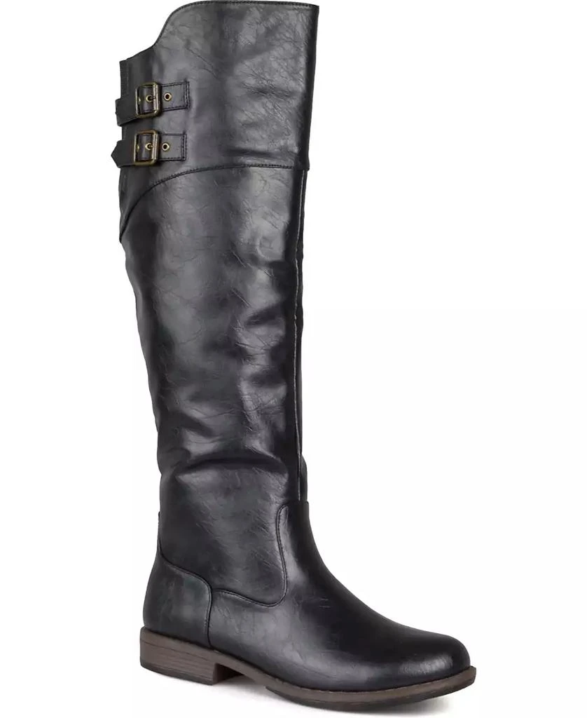 Journee Collection Women's Tori Extra Wide Calf Knee High Riding Boots 1