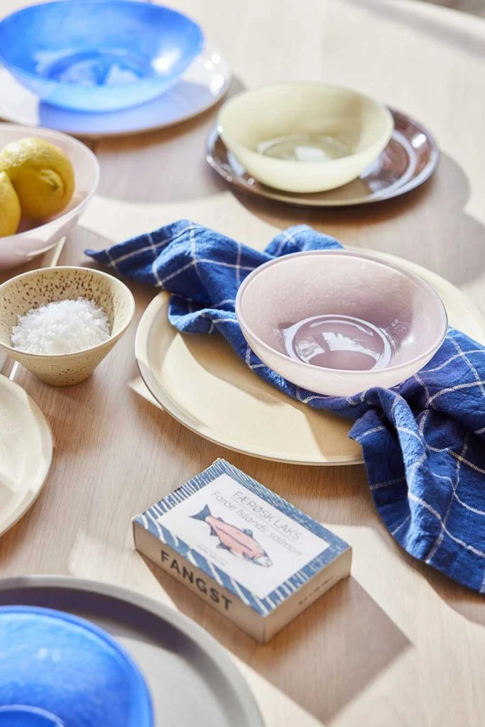 OYOY Living Design Lot De 2 Serviettes De Table Bleu En Coton Organique H45X45Cm - Bleu 4