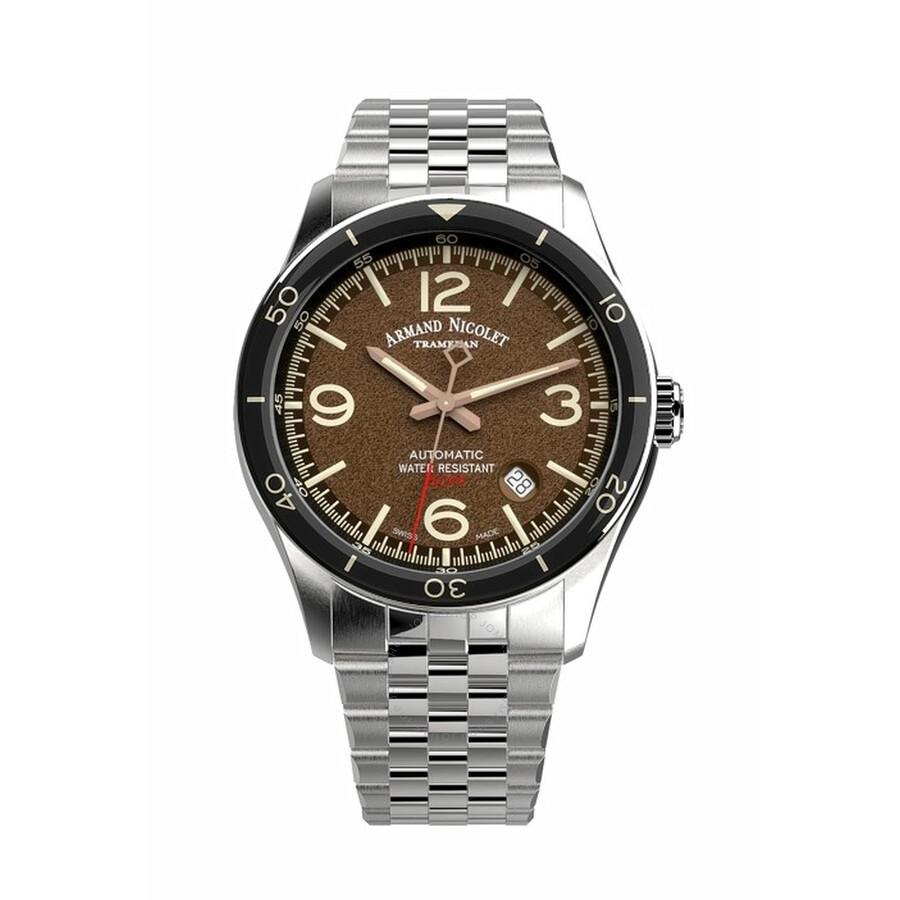 Armand Nicolet M2H Automatic Brown Dial Men's Watch A740HNA-MR-BMA22740A