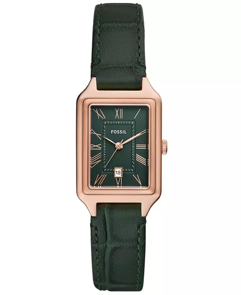 Fossil Women's Quartz Green Croco Watch 23mm
