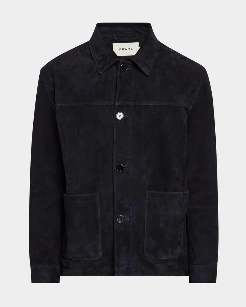 FRAME Men's Suede Chore Coat 1