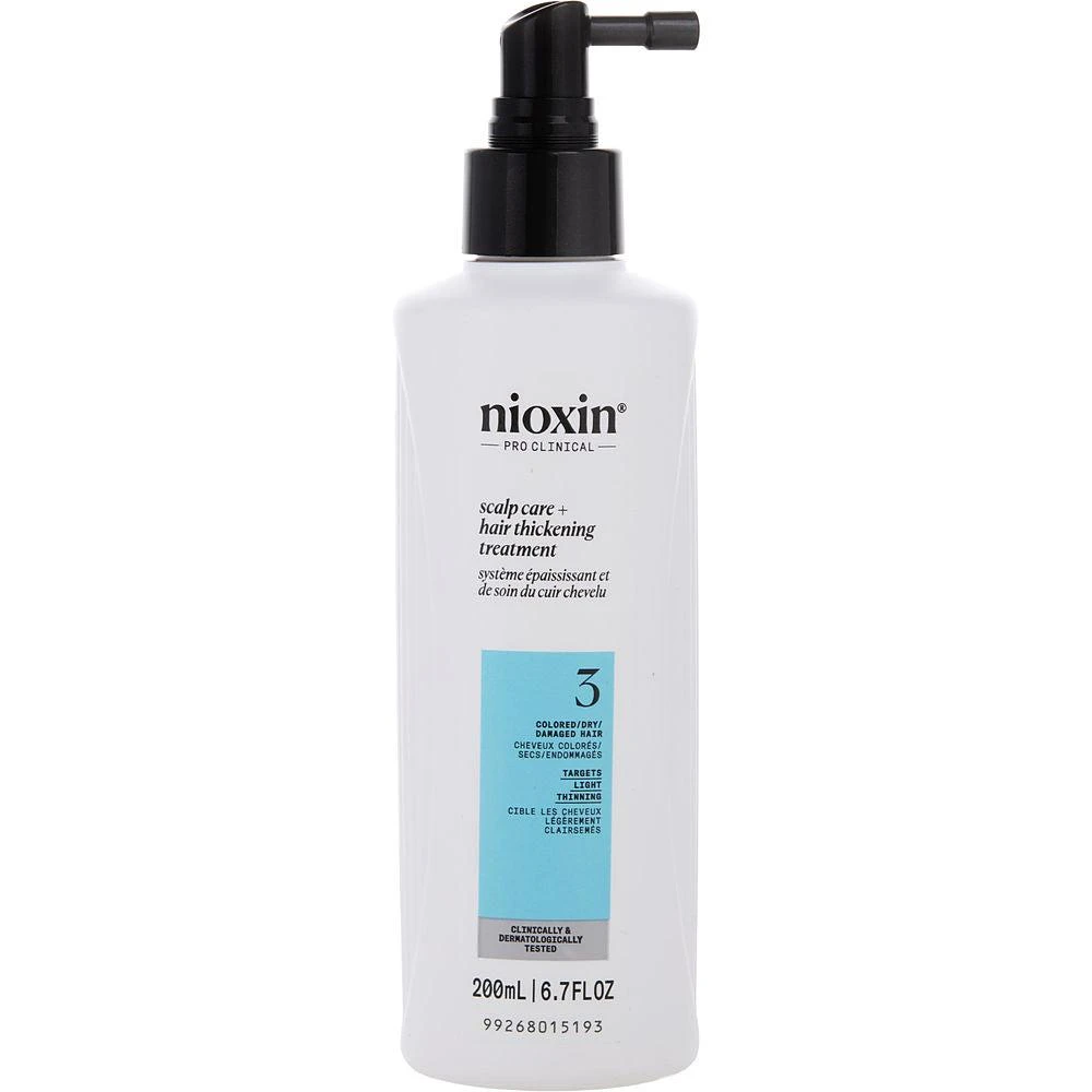 NIOXIN By  System 3 Scalp & Hair Treatment For Light Thinning Colored Hair 6.7 Oz Women 1